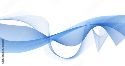 Abstract Blue Wave Background