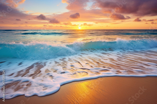 sunset at the beach