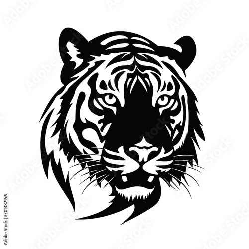 tiger head vector