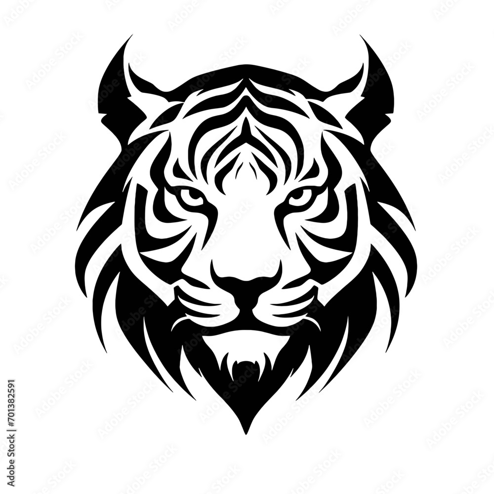 tiger head tattoo