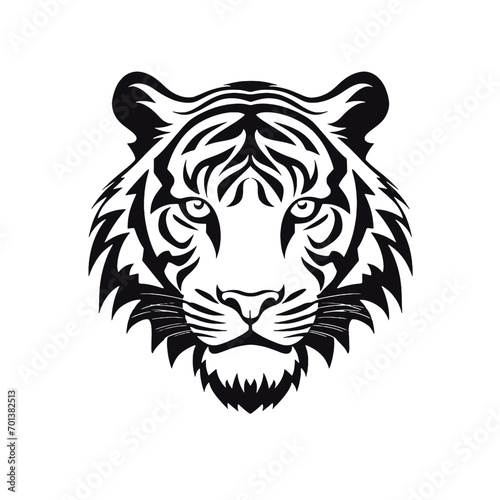 tiger head vector