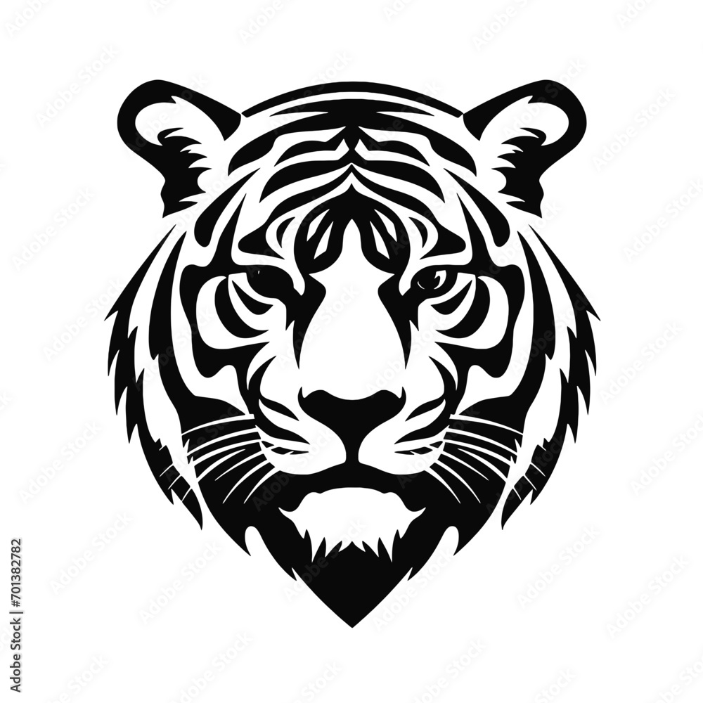 white tiger head