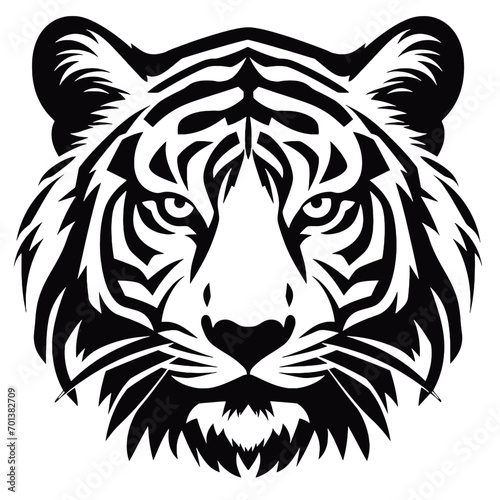 head of a tiger