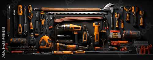 assortment of tools, wide banner
