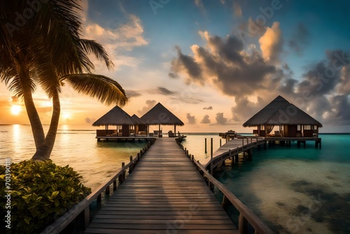 beach at sunset