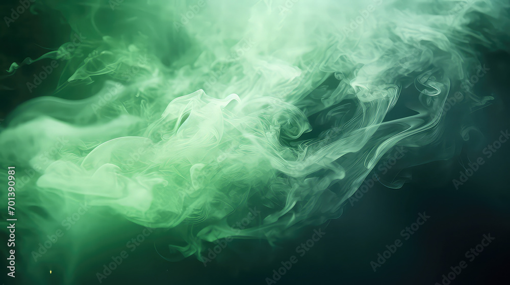 Green smoke snow background glowing lightening Edition Green smoke snow background glowing lightening Edition