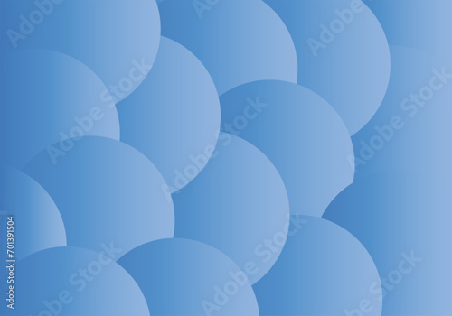 Fondo de círculos azules superpuestos y en sombra. photo
