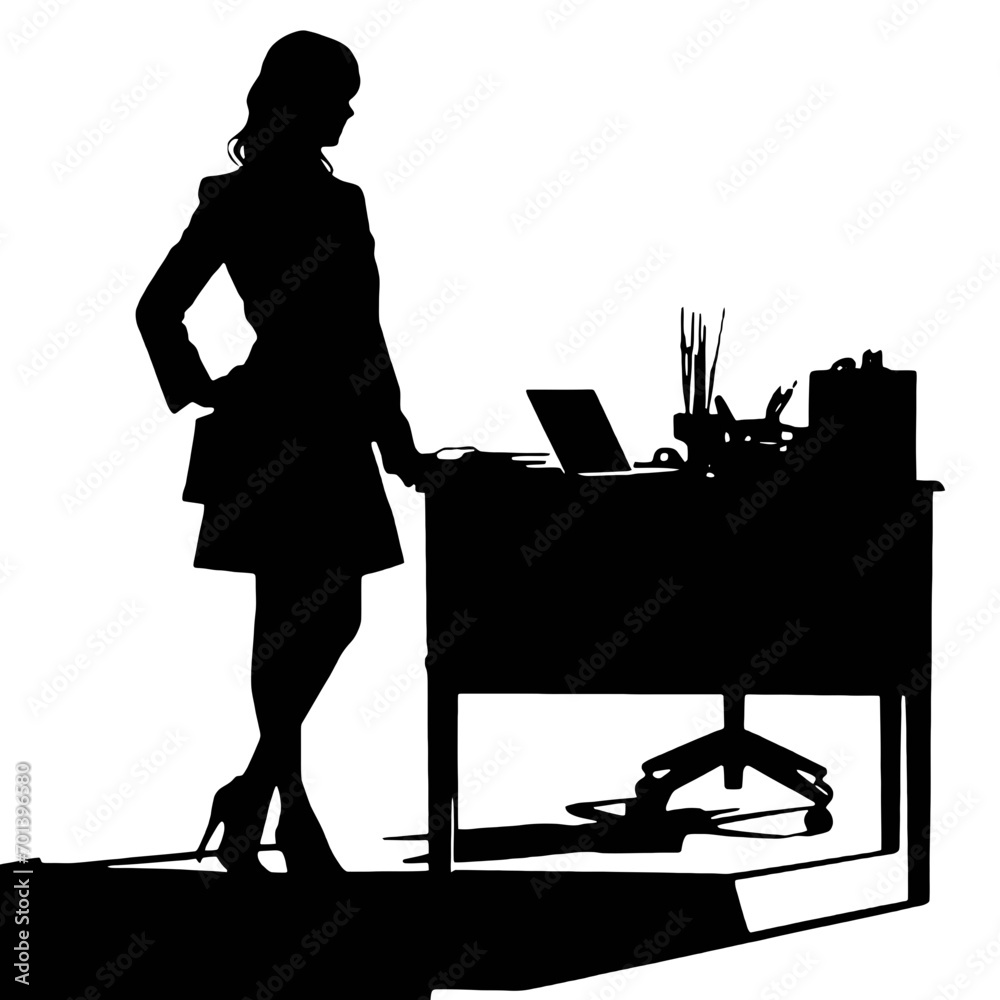 business people silhouettes