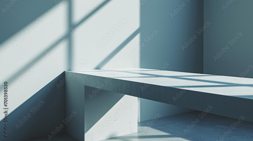 Obraz premium Minimalistic Clean Background with Simple Table Surface