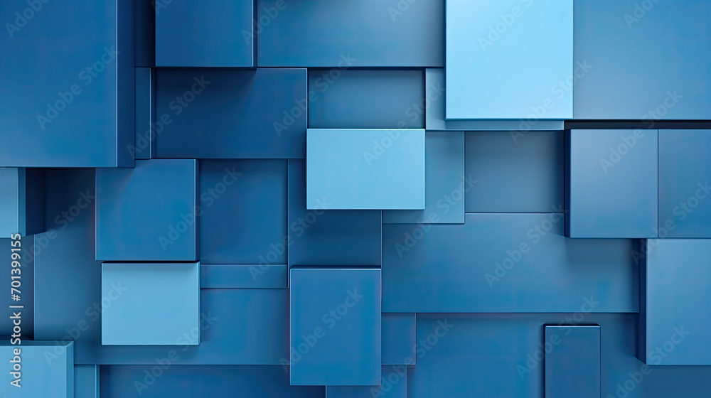 blue color scheme 3d paper collage geometric style ai technology concept background with copy space. blue color scheme 3d paper collage geometric style ai technology concept background with copy space.