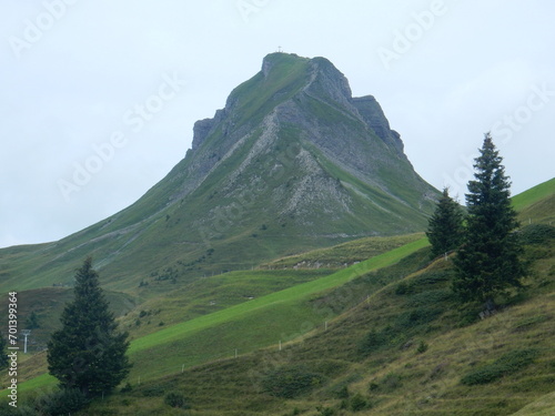 Damulser Mittagspitze mountain, Voralberg, Austria