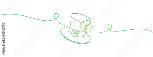 Vector clover and st patrick's hat design eps_3