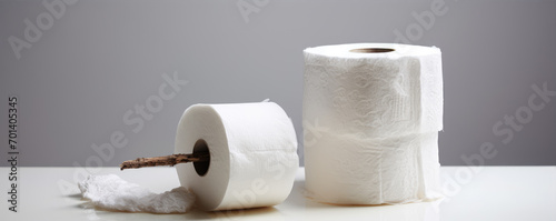 Reusable toilet paper design. Sustaiable toilets paper photo