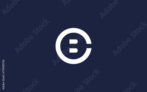letter cb circle logo icon design vector design template inspiration