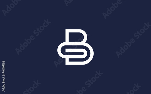 letter b with clip logo icon design vector design template inspiration