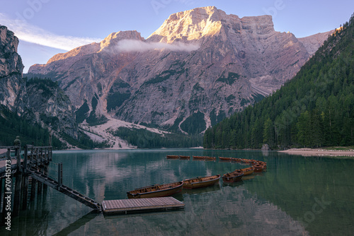 Sunrise at Lago di Braies 