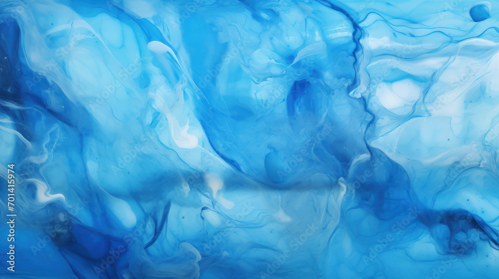 Seamless Blue Ink Marble Pattern Seamless Blue Ink Marble Pattern