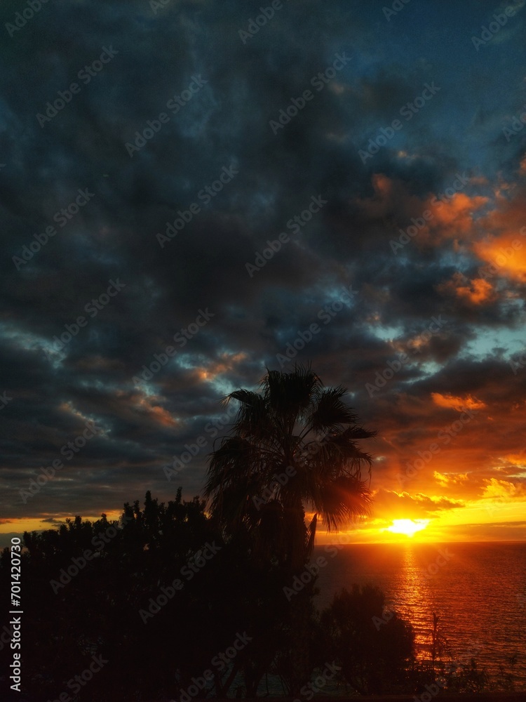 Madeira island landscape, view, nature, background, paradise, island, ocean, clouds, colours, sunset, energy, feelings
