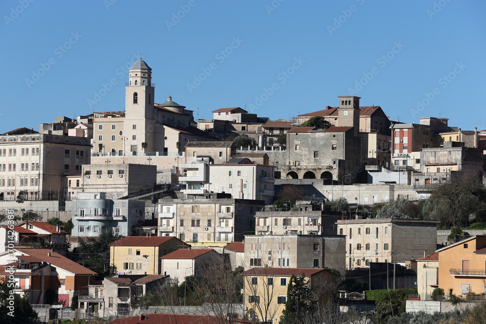 San Vittore del Lazio - 17 December 2023: view of the town in the province of Frosinone