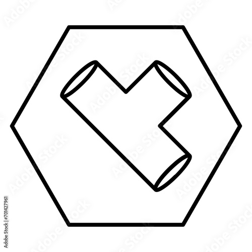  water pipe line icon