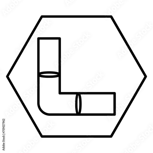  water pipe line icon