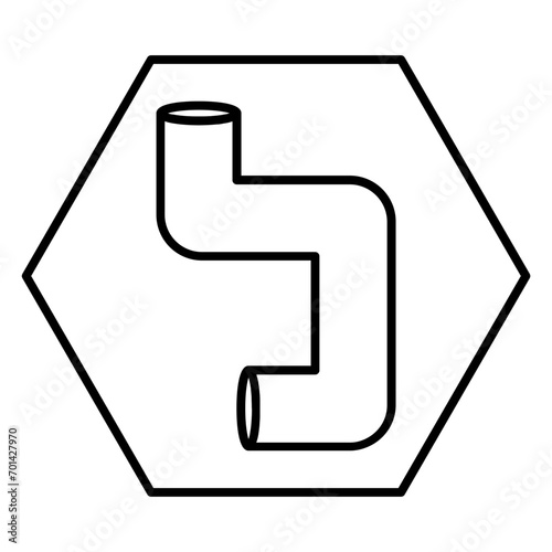 water pipe line icon