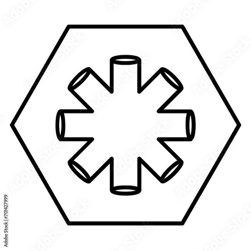  water pipe line icon