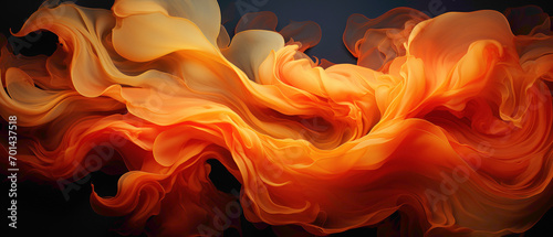 Liquid fire in shades of red and orange, creating a unique and intense background with fluid dynamics