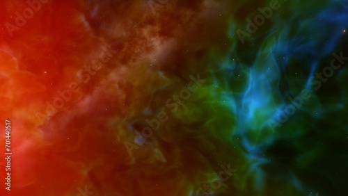 nebula gas cloud in deep outer space 