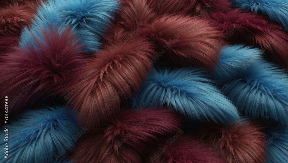 An abstract fur texture with deep blue, maroon, and indigo hues, exhibiting a velvety and swirling surface pattern with a realistic and lush visual quality. An abstract fur texture with deep blue, maroon, and indigo hues, exhibiting a velvety and swirling surface pattern with a realistic and lush visual quality.