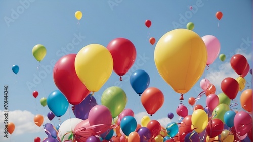 party balloons. 