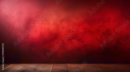 A vibrant crimson red background with a subtle gradient, evoking a sense of warmth and energy.
