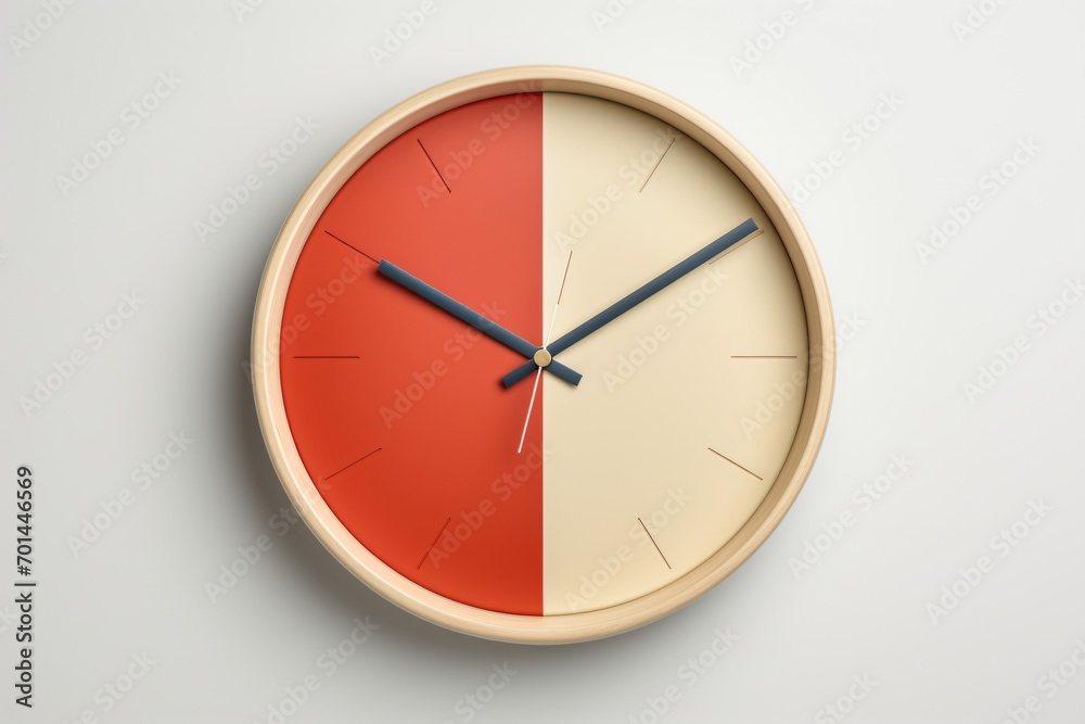 Wall clock hanging on the wall Wall clock hanging on the wall