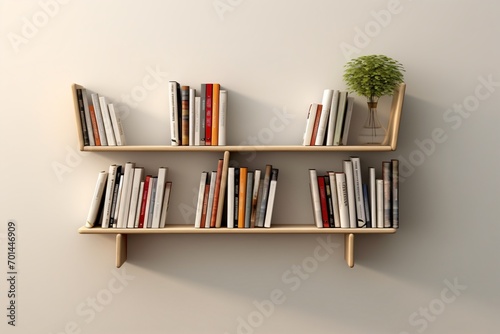 Obraz na płótnie Bookshelf w salonie