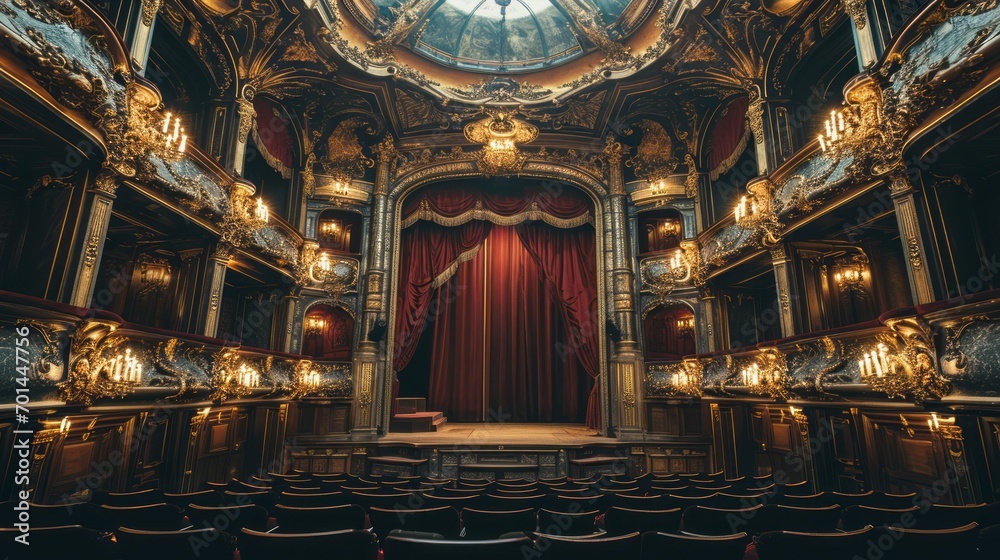 Obraz premium Magnificent Theater Stage
