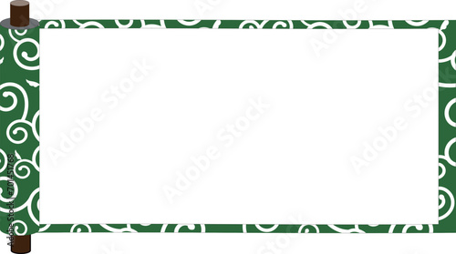 巻物　和風　フレーム