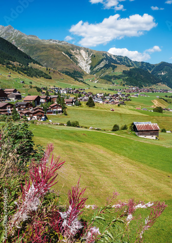 Tujetsch - swiss alpine municipality photo