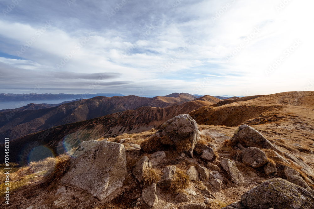 Obraz premium Landscape of autumn Tatrras, Slovakia