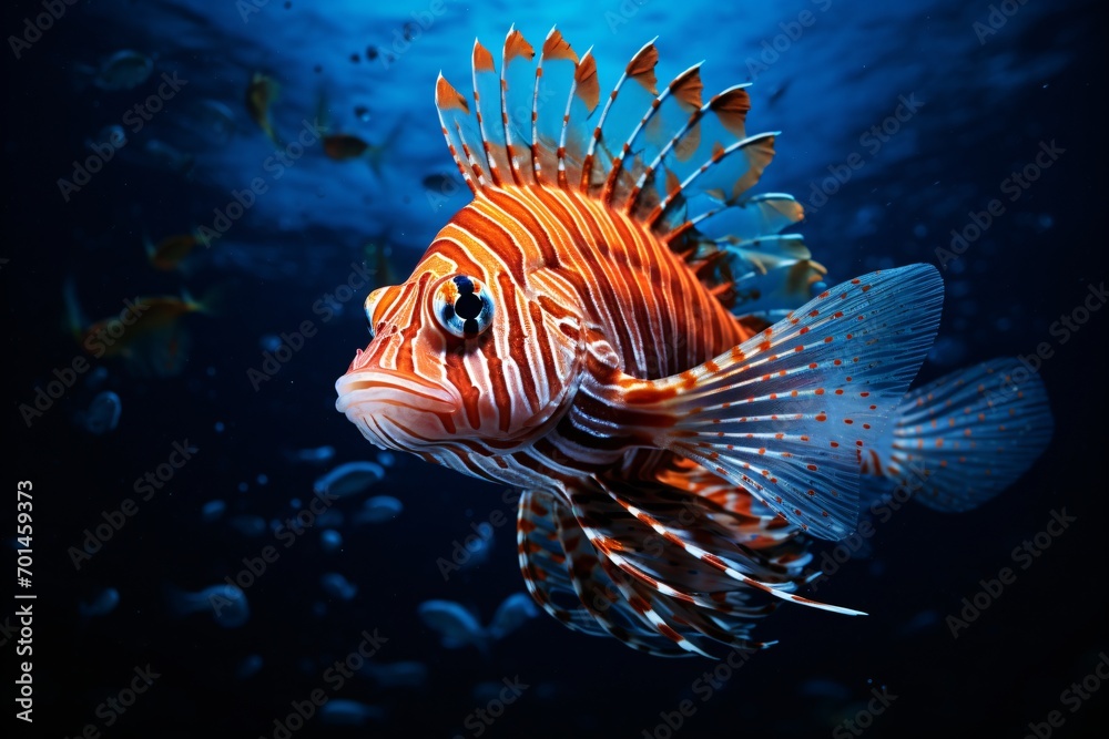 Fototapeta premium Closeup of a lionfish