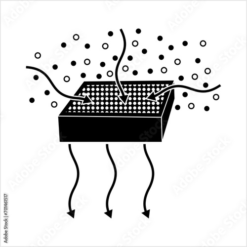 Air Flow Filter Icon M_2312001