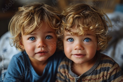 picture of twins people close up portrait