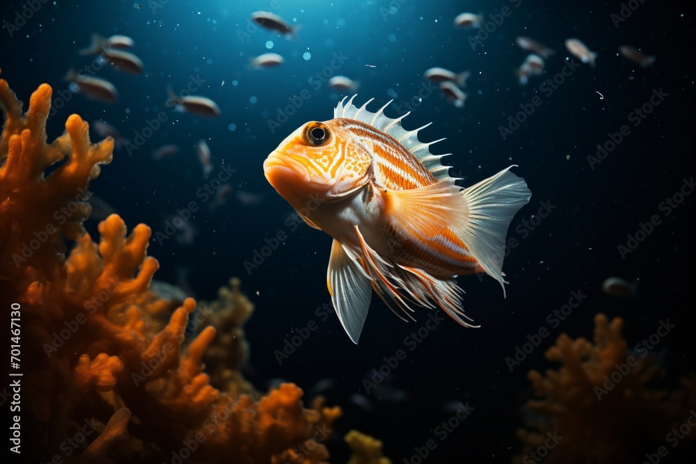Obraz premium yellow tang fish