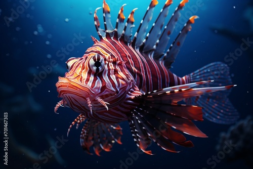 A lionfish underwater photo