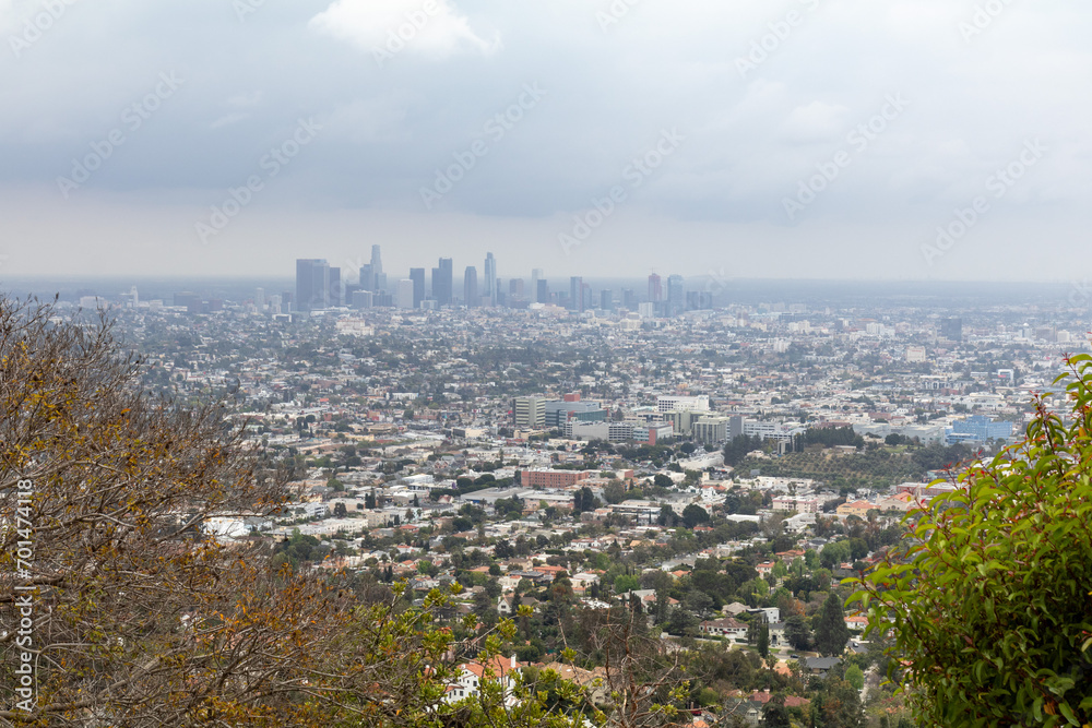 View over Los Angeles, California, USA