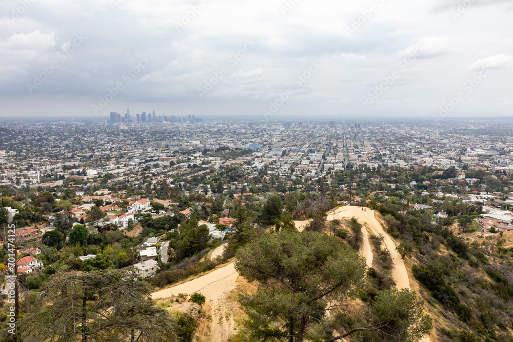 View over Los Angeles, California, USA