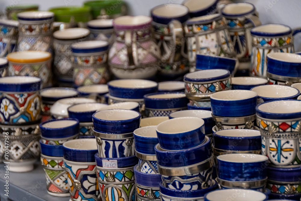 Moroccan pots on the market