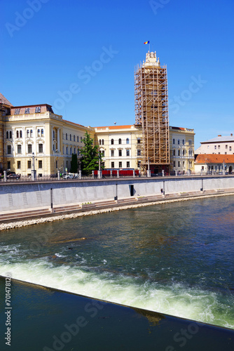 Architecture of Oardea city in Romania, Europe photo