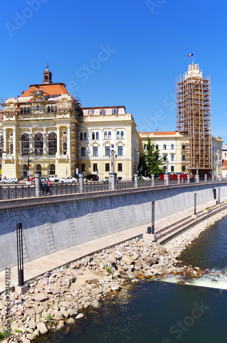 Architecture of Oardea city in Romania, Europe photo