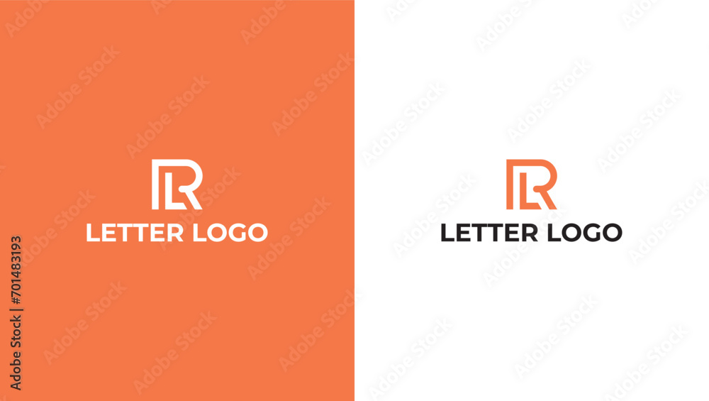 Fototapeta premium Letter R Abstract Dynamic Effect Digital Technology Future Futuristic Monogram Vector Logo Design