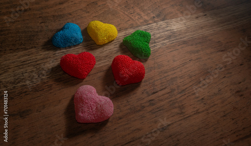 Sweet Love  Heart-Shaped Treats for Valentine s Day .